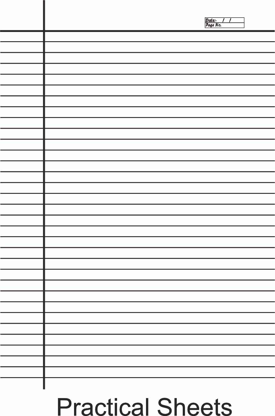 Practical Sheets