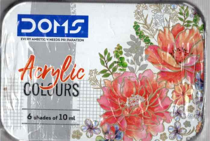 Acrylic Colours 6 Shades